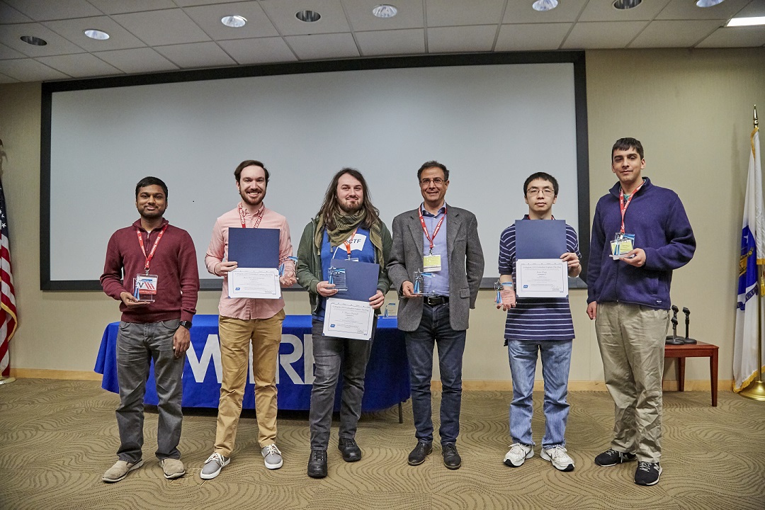 Team group picture: Sreeharsha Potu, Christopher Brown, Dennis Giese, Erik Uhlmann, William Tan